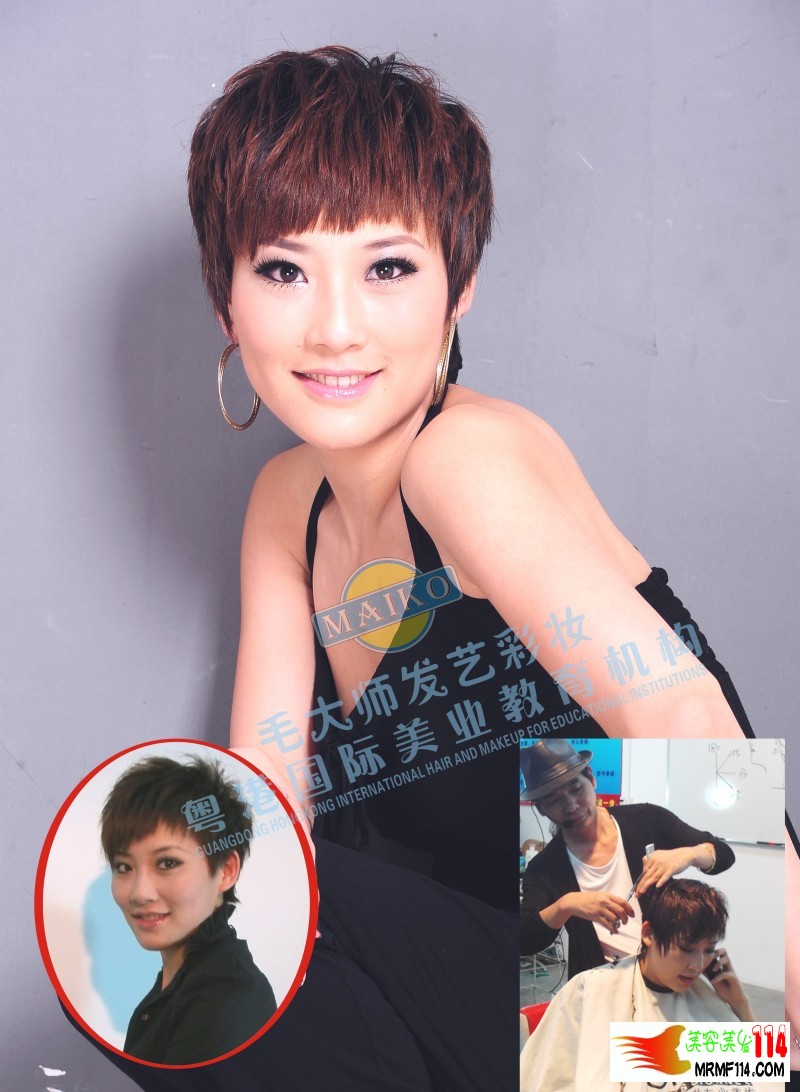 毛大师特训营2012经典发型_图库原创作品__美容美发网,美发视频,美容