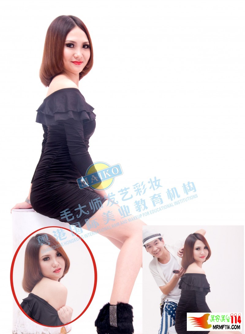 毛大师特训营2012发型最新创作_图库原创作品__美容美发网,美发视频